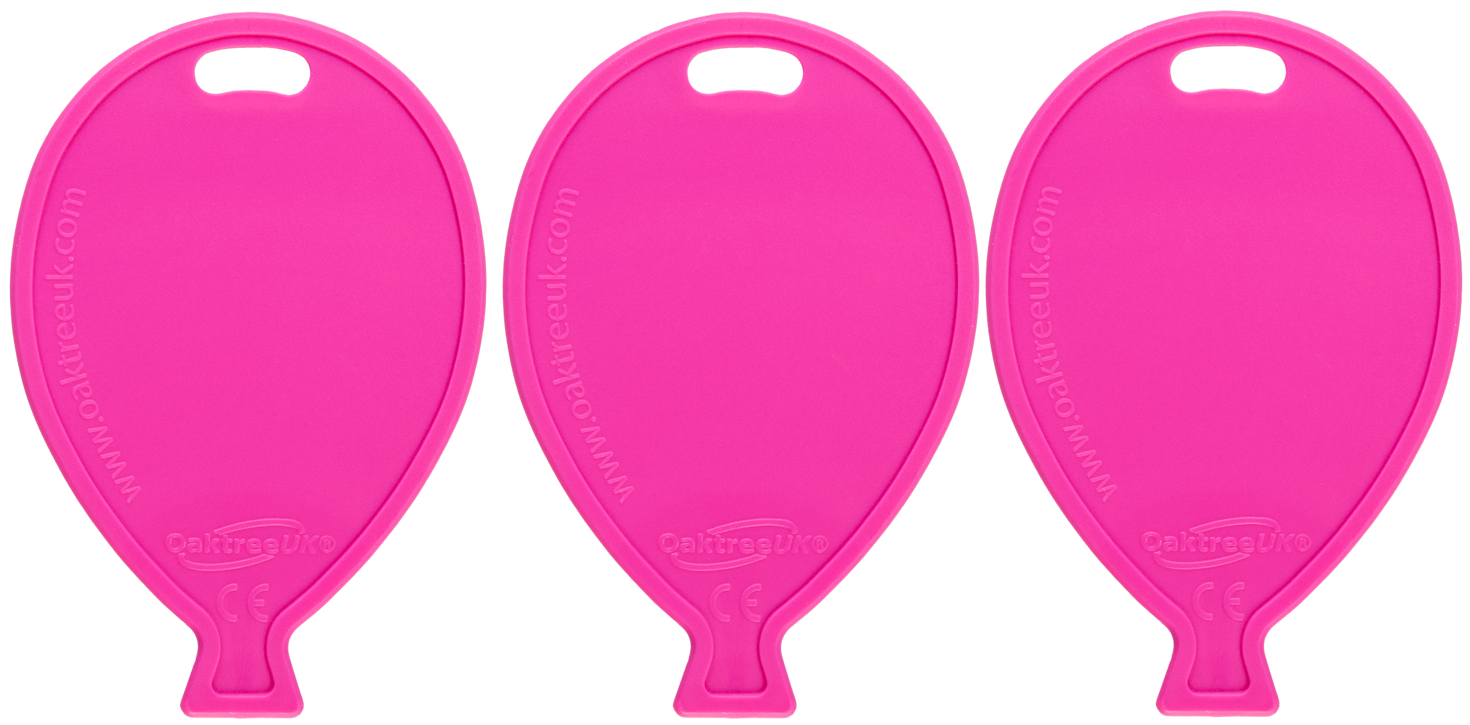 Oaktree Balloon Weight Balloon Bubblegum 50pk