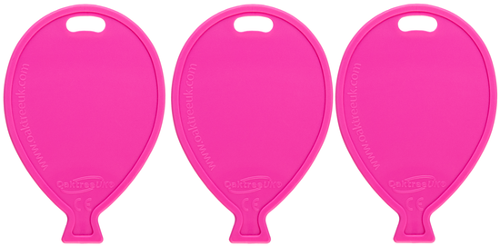 Oaktree Balloon Weight Balloon Bubblegum 50pk