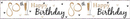 Simon Elvin Banner Age 80 Gold & Black 9ft