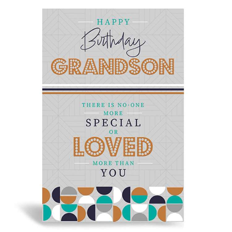 Prelude Pzazzle C75 Birthday Grandson 6pk