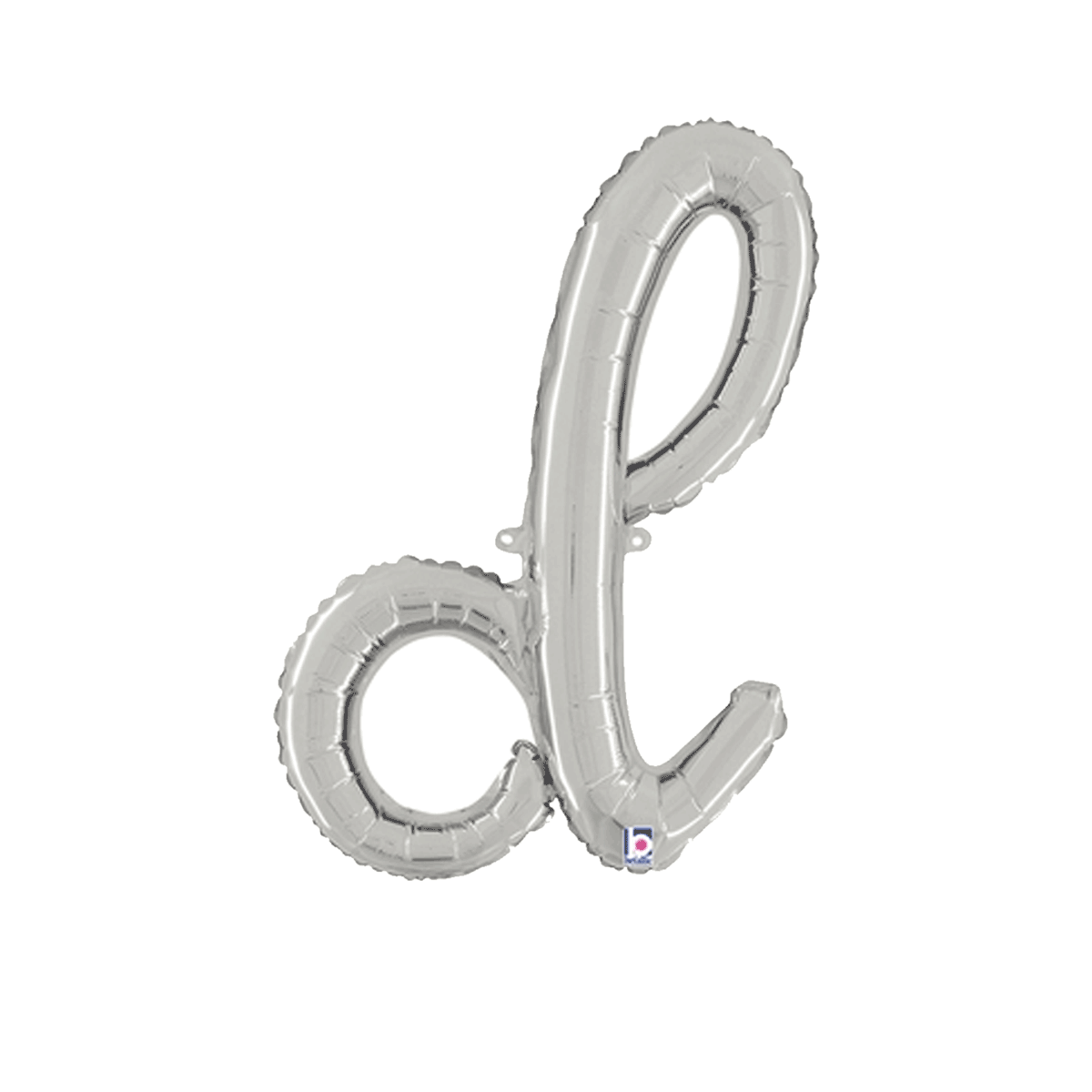 Grabo Foil Balloon Silver 14" Letter D