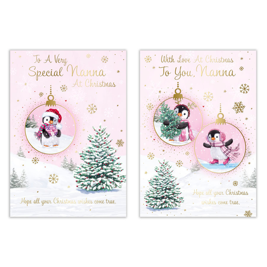 Poppyhill 12 Pack Cards C50 Christmas Nanna