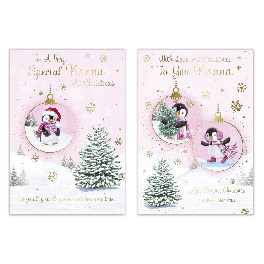 Poppyhill 12 Pack Cards C50 Christmas Nanna
