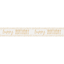 Unique Banner Bright Confetti Birthday Gold 9ft