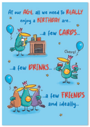 Simon Elvin C50 Birthday Humour Assorted 12x6pk