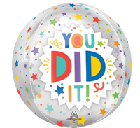 Anagram Foil Balloon Orbz You Did It! 16