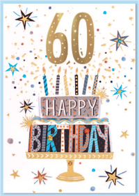 Isabel's Garden 6 Pack Cards C50 Birthday Age 60