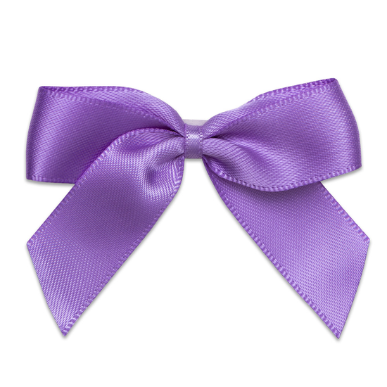 Italian Options 12 Pack Ribbon Bows Lilac 5cm
