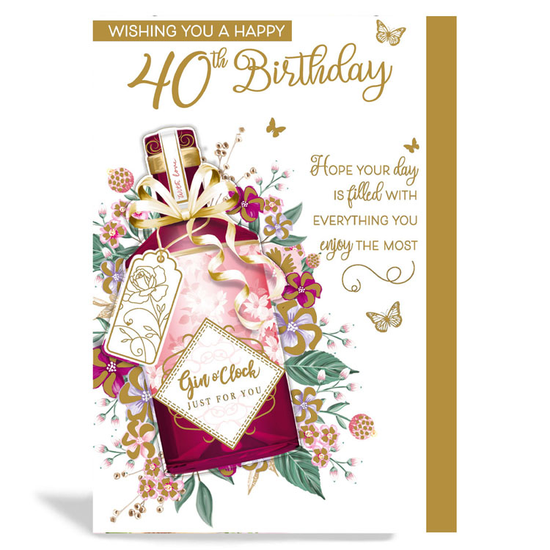 Prelude C90 Birthday Age 40 6pk