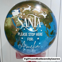 Bubble Balloon 22" Planet Earth