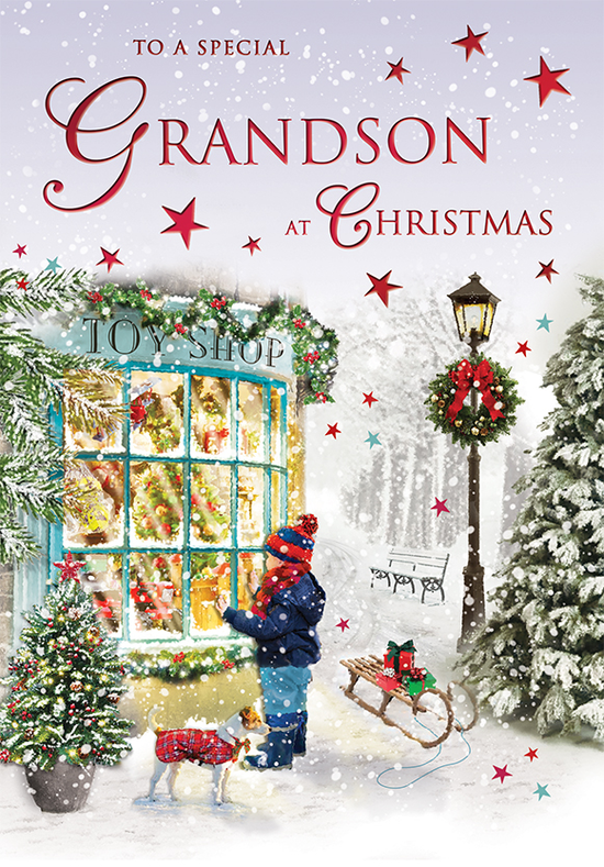 Regal 6 Pack C75 Cards Christmas Grandson