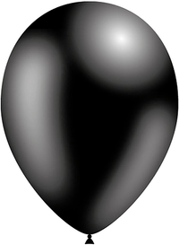 Decotex Pro 50 Pack Latex Balloons Metallic Black 11"