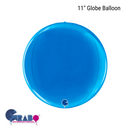 Grabo Foil Balloon Blue Globe 11"