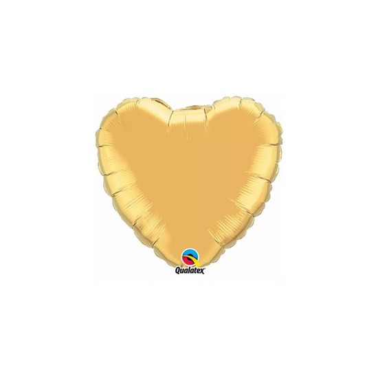 Qualatex Gold 36" Heart Foil Balloon