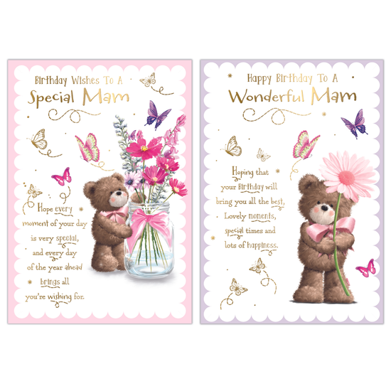 Poppyhill 12 Pack Cards C50 Birthday Mam