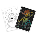 Eurowrap Scratch Art Book Halloween Rainbow