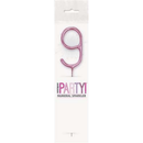 Unique Party Candle Sparkler Number 9 Pink 7