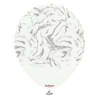 Kalisan Space Nebula White/Silver 12" Latex 25pk