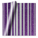 Xquisite Flatwrap Stripe Purple 24pk