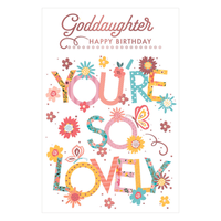 Prelude 6 Pack Cards C75 Birthday Goddaughter