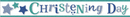 Tiger Feet 6 Pack Banner Christening Boy 2.6M