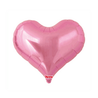 Ibrex Jelly Foil Balloon Metallic Pink Heart 25