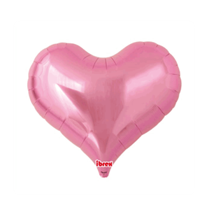 Ibrex Jelly Foil Balloon Metallic Pink Heart 25