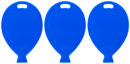 Oaktree 50 Pack Balloon Shaped Weight Blue