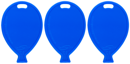 Oaktree 50 Pack Balloon Shaped Weight Blue