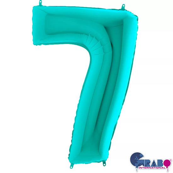 Grabo Foil Balloon Tiffany 40" Number 7