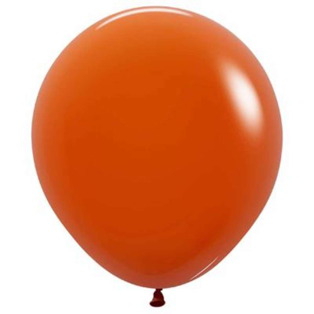 Sempertex Fashion Sunset Orange 18" Latex 25pk