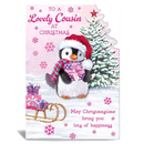Prelude 6 Pack Cards C50 Christmas Cousin Penguin