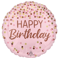 Anagram Foil Balloon Pretty Pink Birthday 18