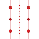 Red Circle Balloon Fun Strings 1.82M