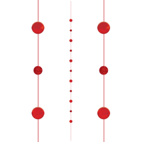 Red Circle Balloon Fun Strings 1.82M