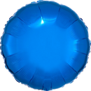 Anagram Foil Balloon Metallic Blue Round 18"