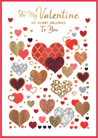 Simon Elvin 6 Pack Cards C90 Valentine's Day Open