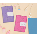 Diary Pocket WTV Fabric Glitter Floral 2027 18pk