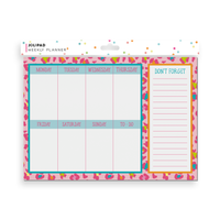 Eurowrap Weekly Planner A4 Animal Print 52 Sheets