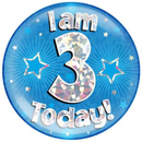 Oaktree Badge 3 Today Blue Jumbo 6