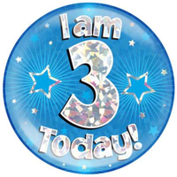 Oaktree Badge 3 Today Blue Jumbo 6