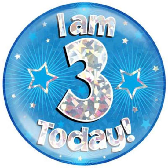 Oaktree Badge 3 Today Blue Jumbo 6