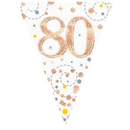 Oaktree Bunting Age 80 Fizz Rose Gold 3.9m