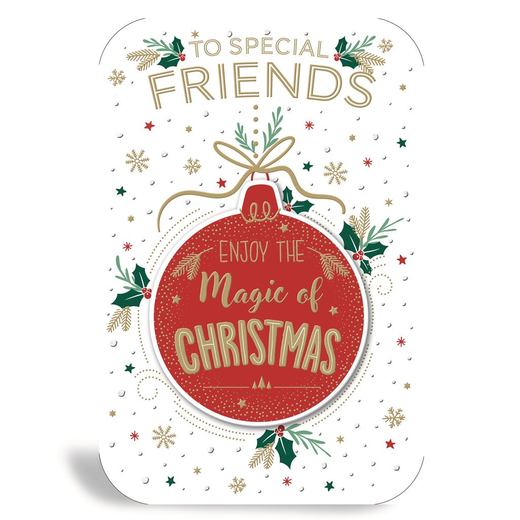 Prelude 6 Pack Cards C75 Christmas Friend Bauble