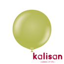 Kalisan Retro 24" Olive Latex Balloons 2pk