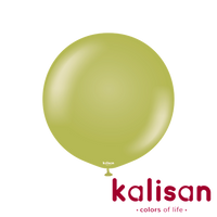 Kalisan Retro 24" Olive Latex Balloons 2pk