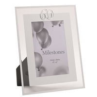 Milestones Frame Silver Age 60 4x6