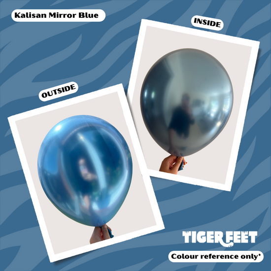 Kalisan Mirror Blue 5" Latex Balloons 100pk