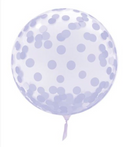 Purple Spots 18"-22" Sphere Vortex Balloon