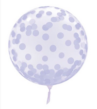 Purple Spots 18"-22" Sphere Vortex Balloon